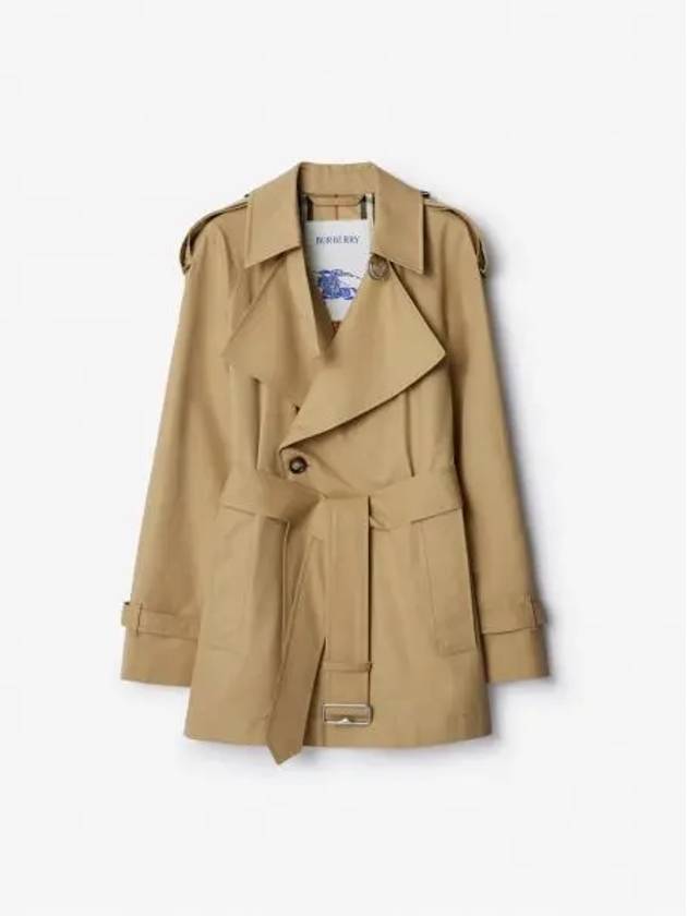 Gabardine Trench Coat Beige - BURBERRY - BALAAN 2