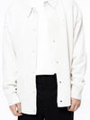 Men s M243OT03IV Tier Damage Collar Neck Button Cardigan Ivory - CHANCE'S NOI - BALAAN 4