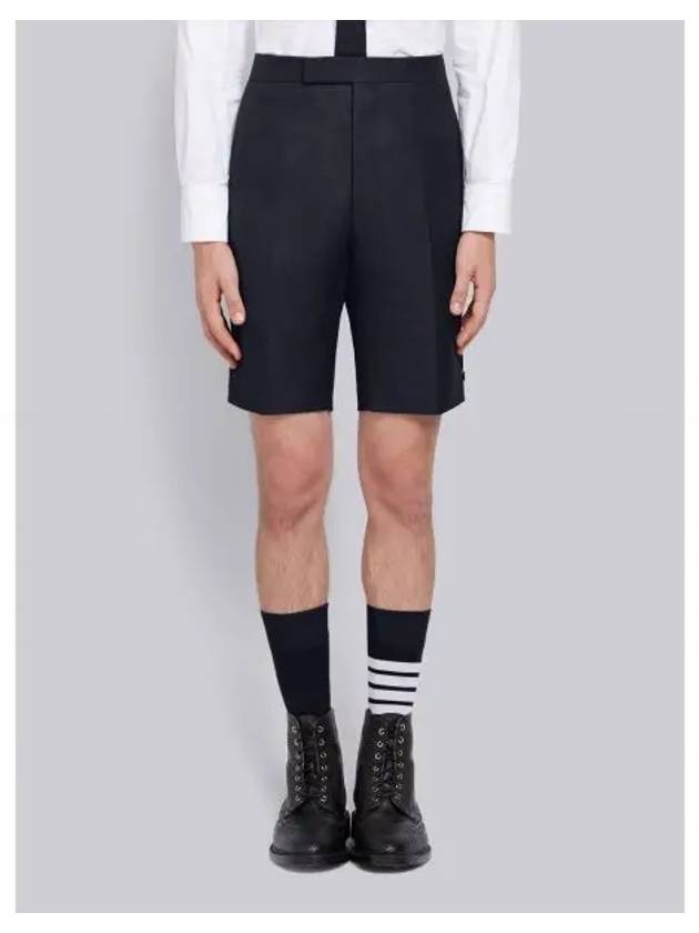 Twill Classic Backstrap Shorts Grey - THOM BROWNE - BALAAN 2