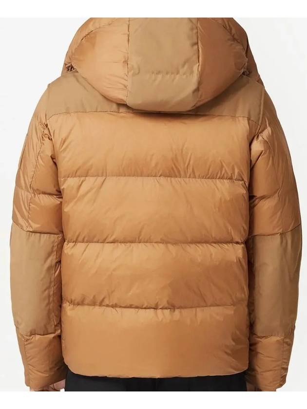 Detachable Sleeve Hooded Padding Beige - BURBERRY - BALAAN 5