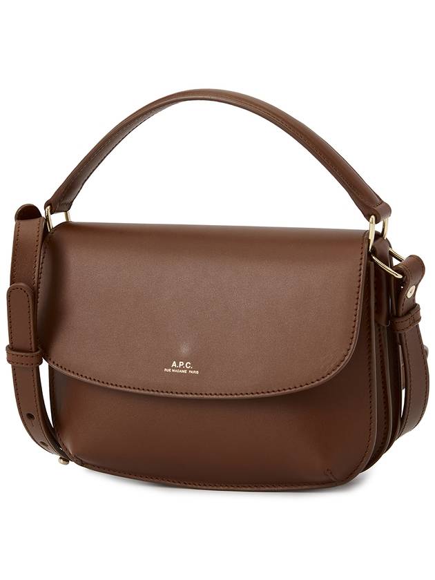 Sara Mini Shoulder Bag Nut Brown - A.P.C. - BALAAN 3