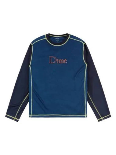 Athletic long sleeve t shirt navy - DIME - BALAAN 1