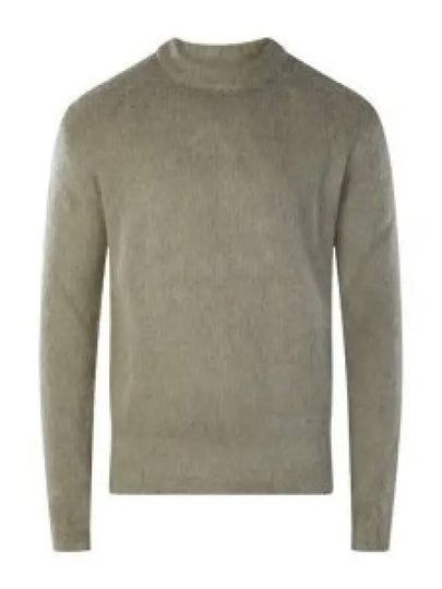 Texture Crew Neck Knit Top Taupe - AMI - BALAAN 2