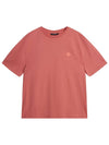 Hale Logo Patch Short Sleeve T-Shirt Dusty Cedar - J.LINDEBERG - BALAAN 2