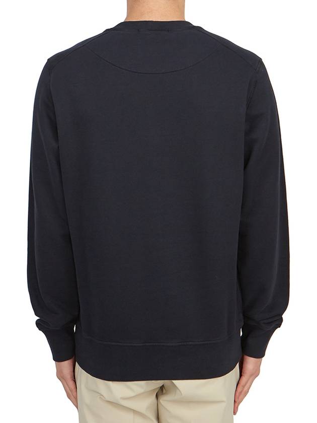 Men's Industrial One Print Sweatshirt Navy - STONE ISLAND - BALAAN 5