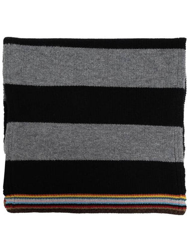 Paul Smith Wool Scarf, Men's, Grey - PAUL SMITH - BALAAN 1