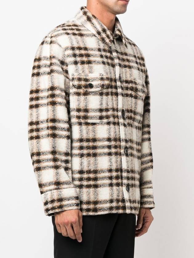 Kerbont Check Shirt Jacket - ISABEL MARANT - BALAAN.