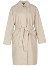 Women's Lucien Trench Coat Beige - A.P.C. - BALAAN.