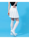 High Waist Pleated Ribbon Decoration Snow White Pleated Skirt DO3222SK60-1 - DOYOUKNOWMC GOLF WEAR - BALAAN 4