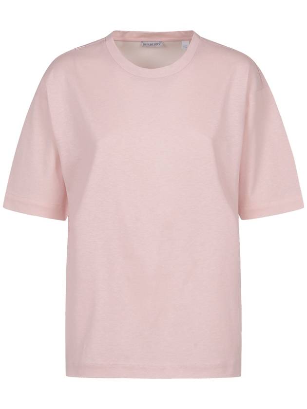 Short Sleeve T-Shirt 8083599 Pink - BURBERRY - BALAAN 2