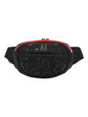 Logo Cut Belt Bag Black - MONCLER - BALAAN 1