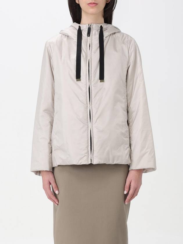 Greenh Water Repellent Zipper Hooded Jacket Grey - MAX MARA - BALAAN 2