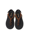 Cord Strap Leather Sandals Brown - MIU MIU - BALAAN 4