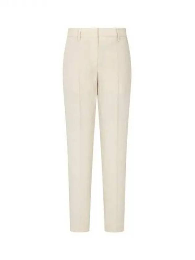 Women s Tapered Fit Linen Pants Beige 271385 - PAUL SMITH - BALAAN 1