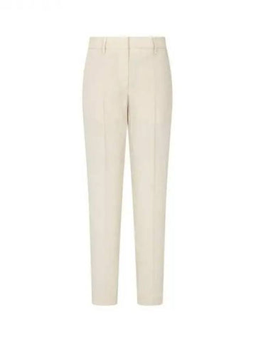 Women s Tapered Fit Linen Pants Beige 271385 - PAUL SMITH - BALAAN 1