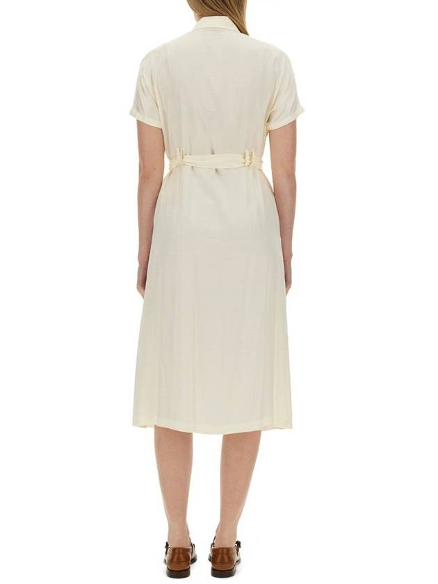 New Drew Midi Dress Cream White - A.P.C. - BALAAN 4