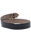 Reversible Leather Belt Black Dove Grey - FENDI - BALAAN 5