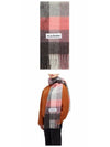 Check Mohair Muffler Mauve Bright pink - ACNE STUDIOS - BALAAN 5