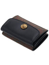 Paisley Compact Half Wallet Black Brown - ETRO - BALAAN 5