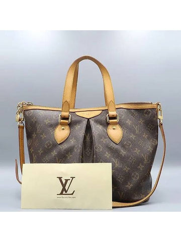 M40145 Monogram Canvas Palermo PM Tote Bag Shoulder Strap - LOUIS VUITTON - BALAAN 1