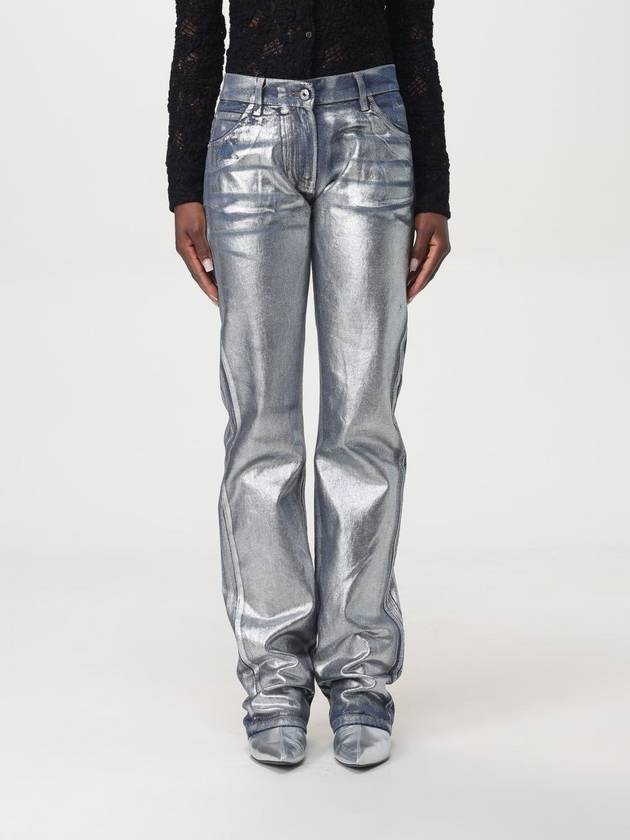 Jeans Msgm in denim laminato - MSGM - BALAAN 1