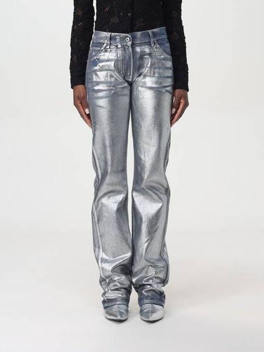 Jeans Msgm in denim laminato - MSGM - BALAAN 1