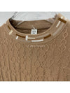 Dory Boucles Cashmere Long Sleeve Brown - HERMES - BALAAN 3