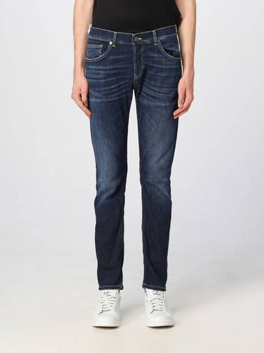 Jeans aderente Dondup in denim stretch effetto used - DONDUP - BALAAN 1