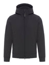 C.P. Shell-R Hooded Jacket Black - CP COMPANY - BALAAN 1