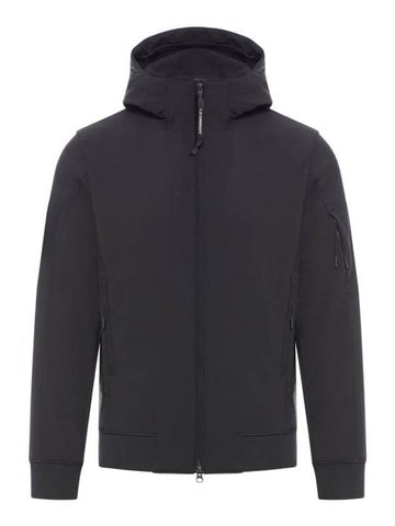 C.P. Shell-R Hooded Jacket Black - CP COMPANY - BALAAN 1