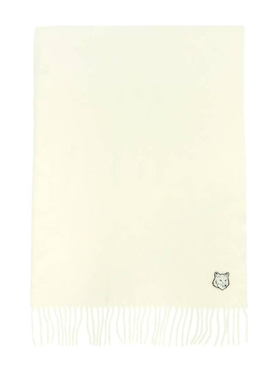 Wool Fox Head Muffler Ivory - MAISON KITSUNE - BALAAN 2