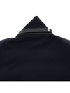 Men's High Neck Wool Knit Padding Navy - TOM FORD - BALAAN 8