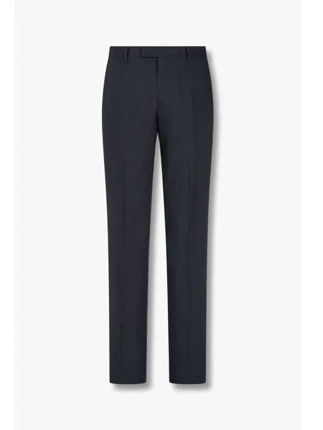 Unfoot Hook Slim Fit Linen Pants Indigo - PAUL SMITH - BALAAN 1