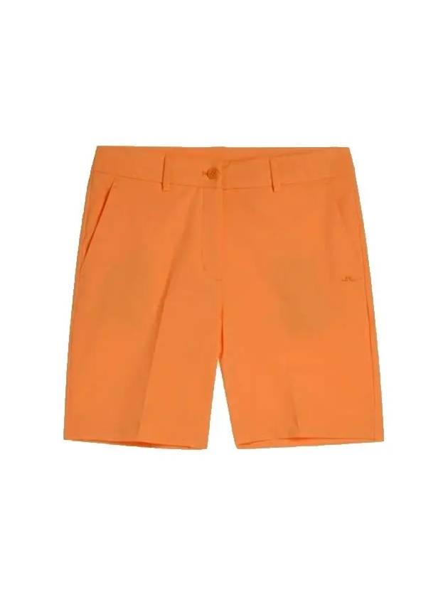 SS Women s Golf Shorts Gwen Long Russet Orange - J.LINDEBERG - BALAAN 2