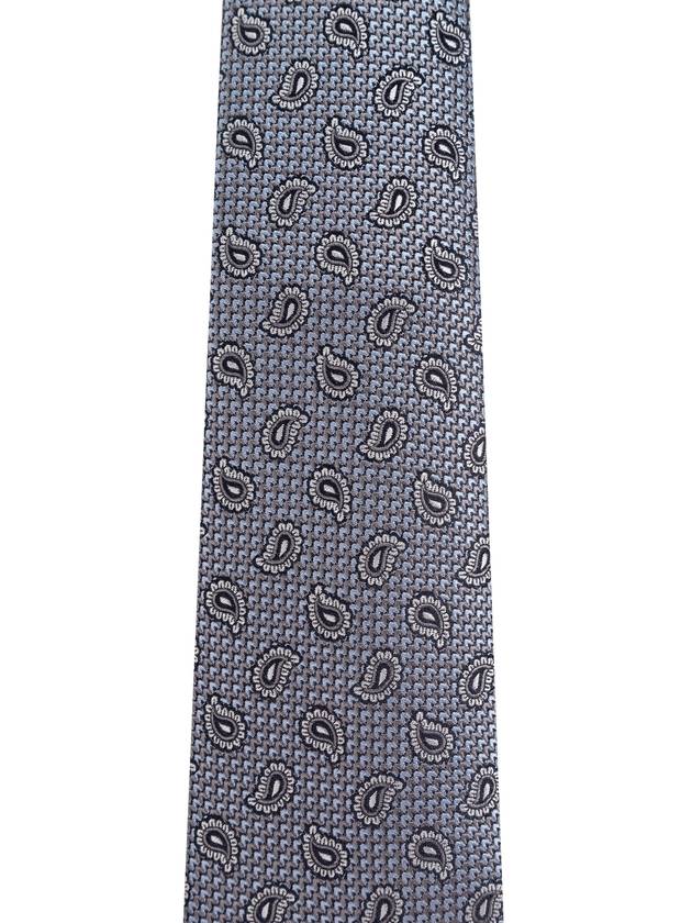 Brioni Silk Tie, Men's, Grey - BRIONI - BALAAN 4