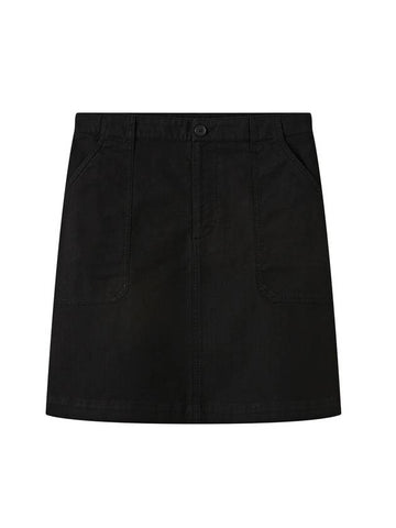 Women's Lea L?a Short H-Line Skirt Black - A.P.C. - BALAAN.
