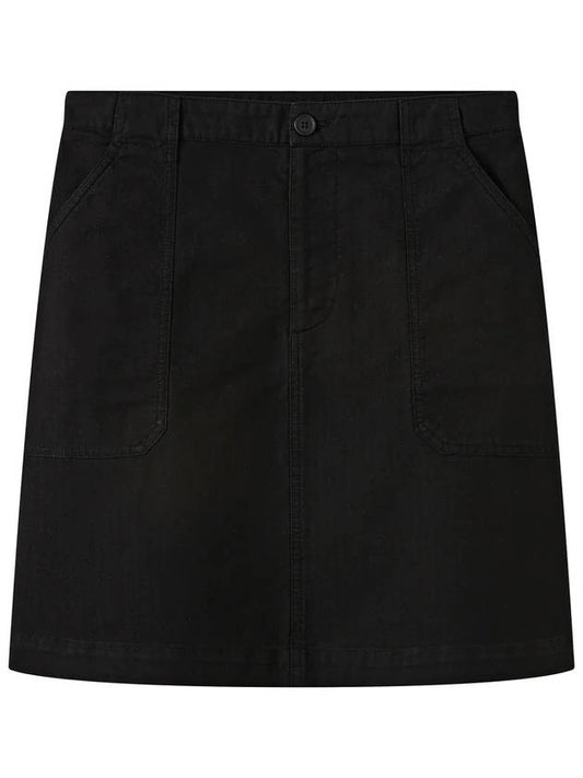 Women's Lea L?a Short H-Line Skirt Black - A.P.C. - BALAAN 1