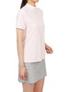 Women's Featherweight Mock Neck Golf Short Sleeve T-Shirt Blush - G/FORE - BALAAN 6