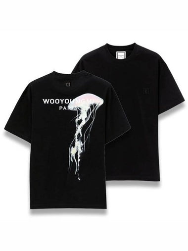 24SS Cotton Luminous Jellyfish Back Logo TShirt W241TS04708B - WOOYOUNGMI - BALAAN 1