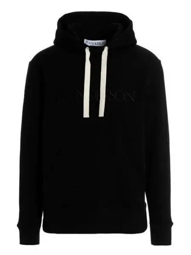 JO0071 Classic Embroidered Logo Drawstring Hooded Sweatshirt 1006803 - JW ANDERSON - BALAAN 1