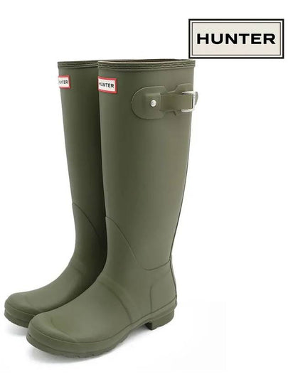 Original Tall Wellington Rain Boots Olive - HUNTER - BALAAN 2