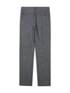 Men s Herringbone Pattern One Tuck Pants 5054GXWP GREY - BLACK&WHITE - BALAAN 2