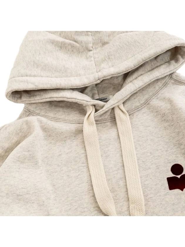 Malek Logo Hoodie Ecru - ISABEL MARANT - BALAAN 5