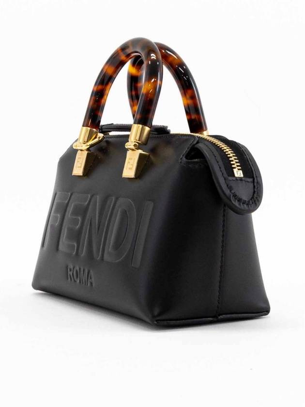 By The Way Small Leather Tote Bag Black - FENDI - BALAAN 4