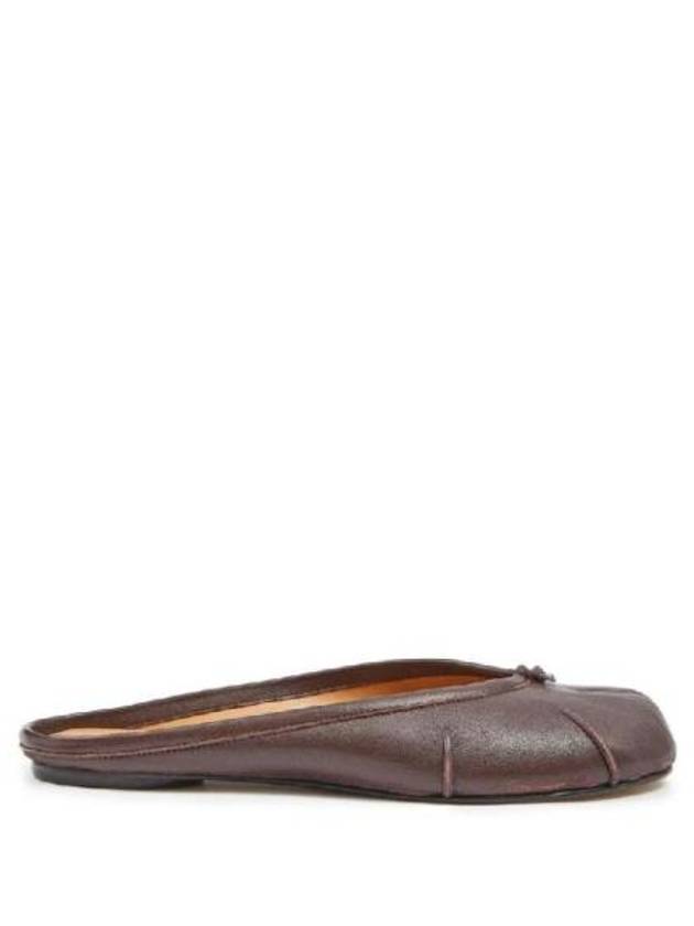 Tabi Leather Mule Brown - MAISON MARGIELA - BALAAN 2