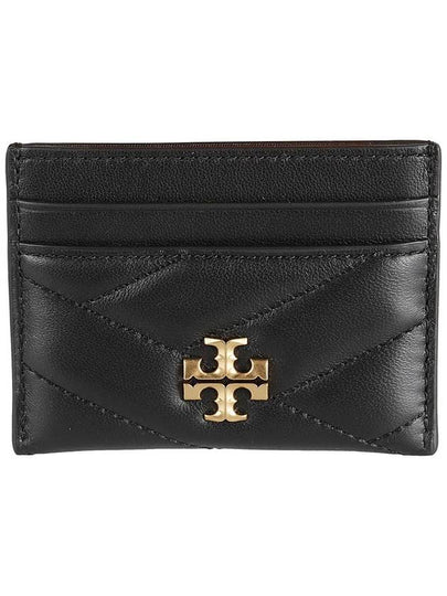 Kira Chevron Logo Card Wallet Black - TORY BURCH - BALAAN 2