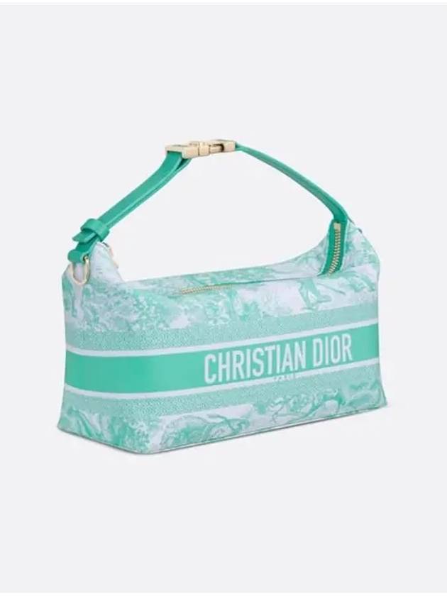 Dioriviera Nomad Medium Pouch Aquamarina Green - DIOR - BALAAN 3