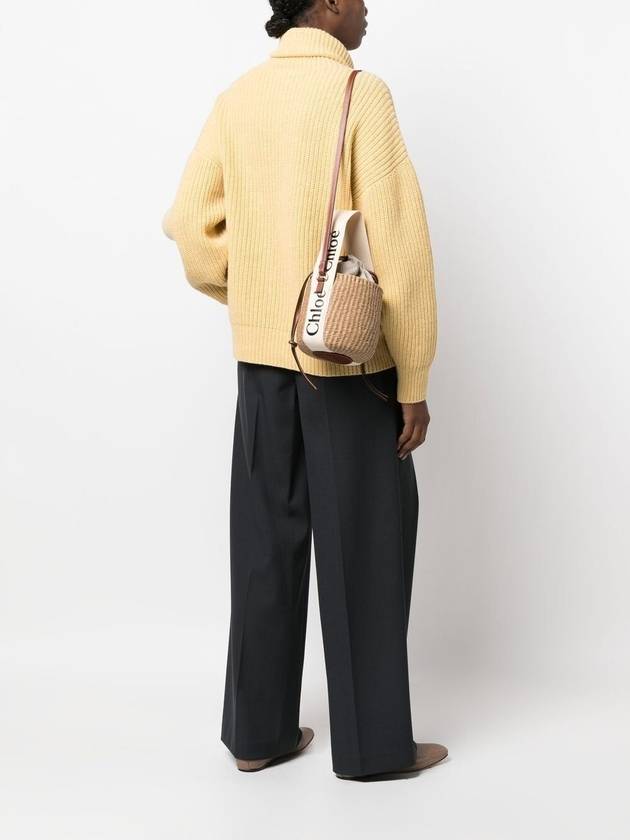 small woody logo bucket bag beige - CHLOE - BALAAN 7