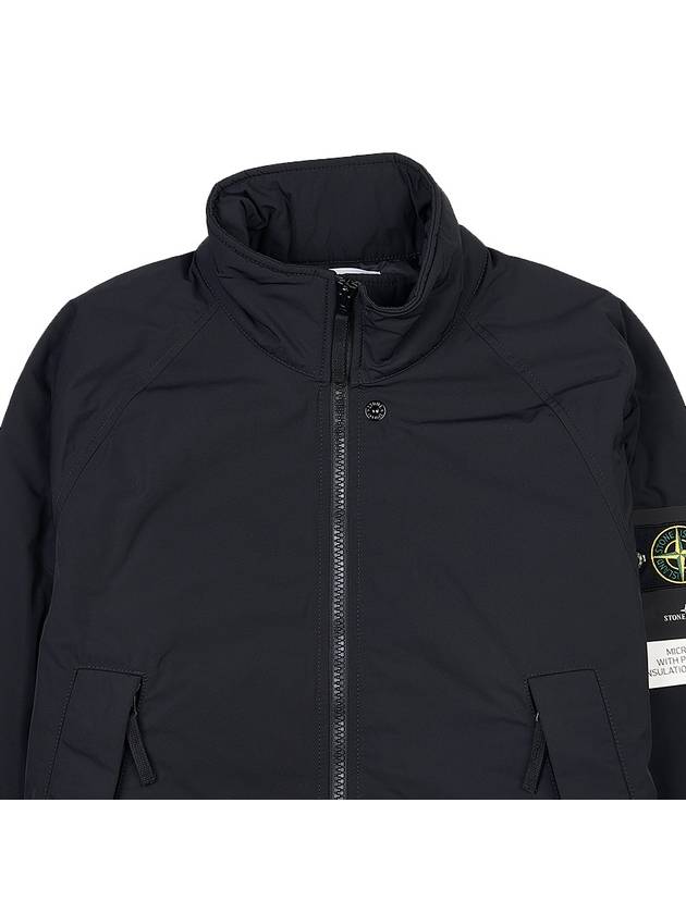 Micro Twill Pure Insulation Technology Primaloft Jacket Black - STONE ISLAND - BALAAN 4