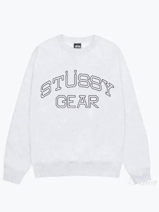 1915035 Ash Heather Gear Crew - STUSSY - BALAAN 1